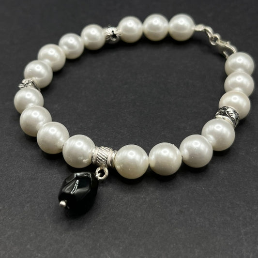 Pulsera Perla Abalorio 8MM