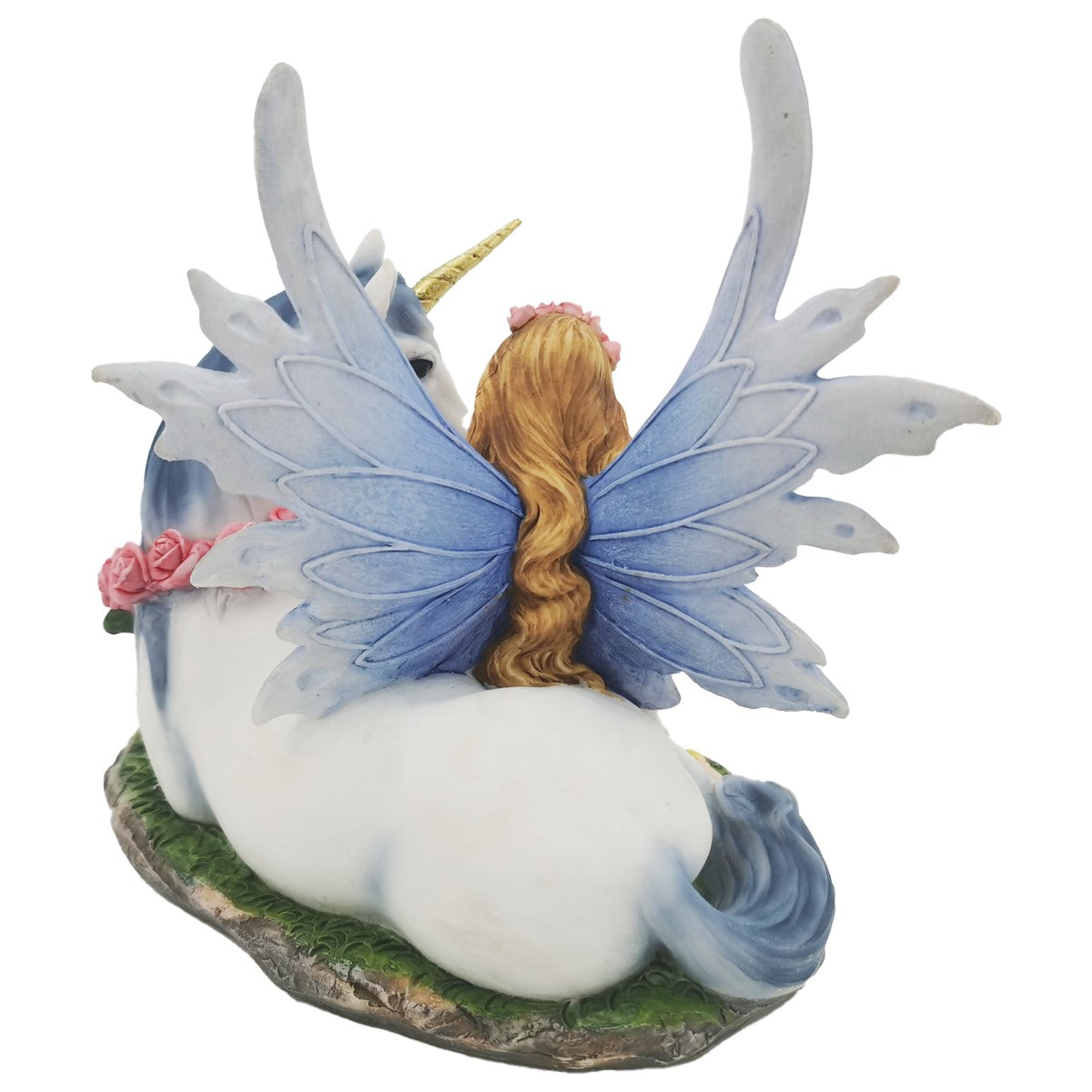 Hada con Unicornio Sentado