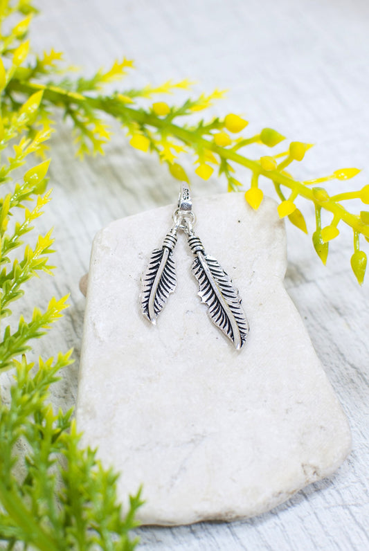 Colgante Doble Pluma