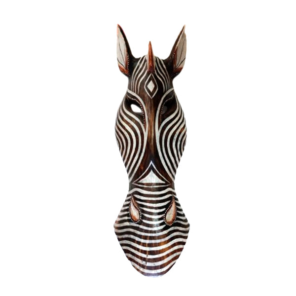 Máscara Cebra Marrón