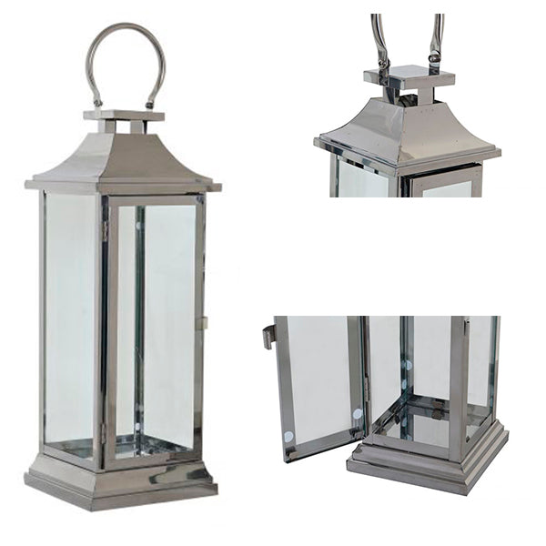 Farola Metal Plata Lisa GD