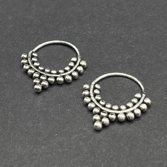 Argolla Pico Bolitas 20MM