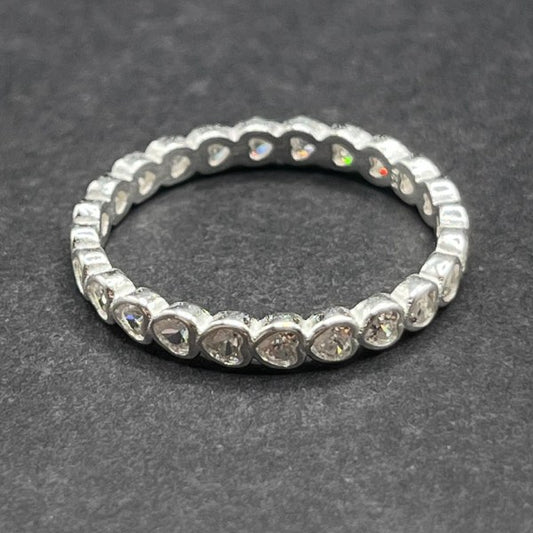 Anillo Corazones Circonitas