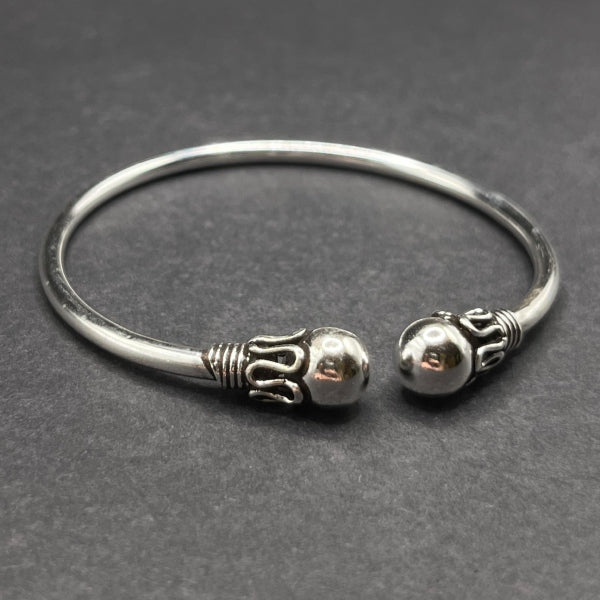 Pulsera Rígida Bali 2 Bolas