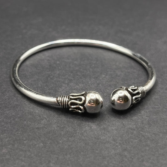 Pulsera Rígida Bali 2 Bolas