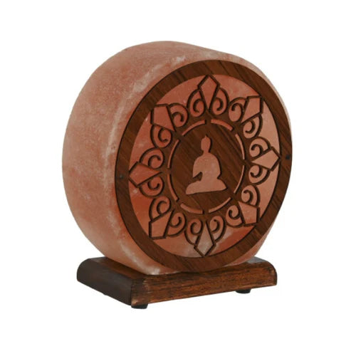 Lámpara Sal Himalaya Buda