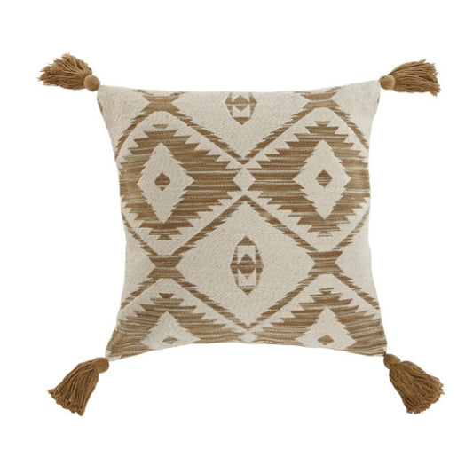 Cojín Algodón Yute Étnico
