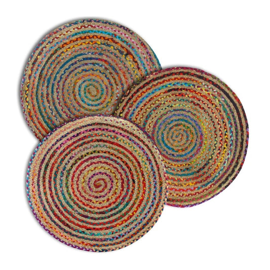 Alfombra Yute Redonda X1