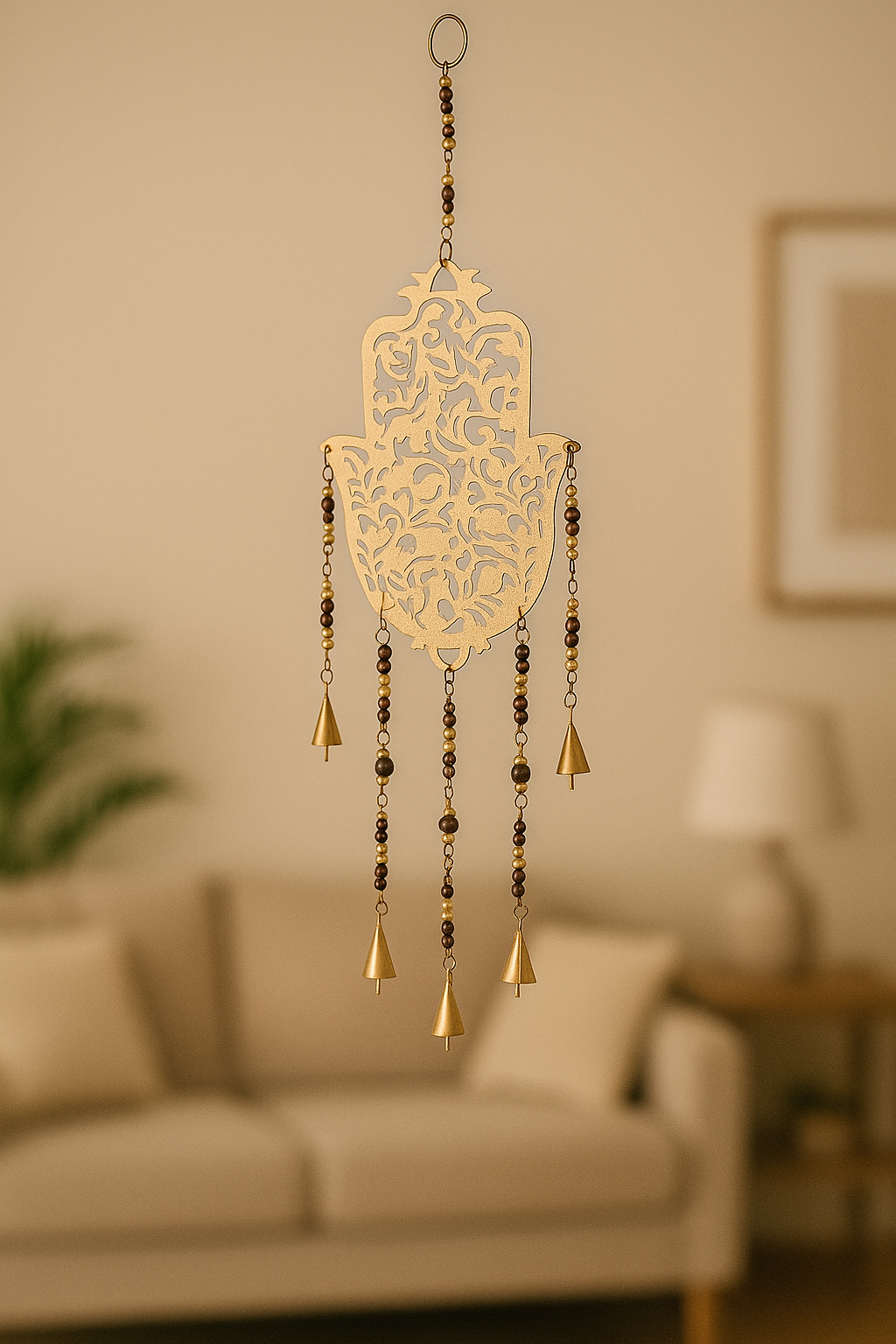 Decoración Colgante Metal Mano