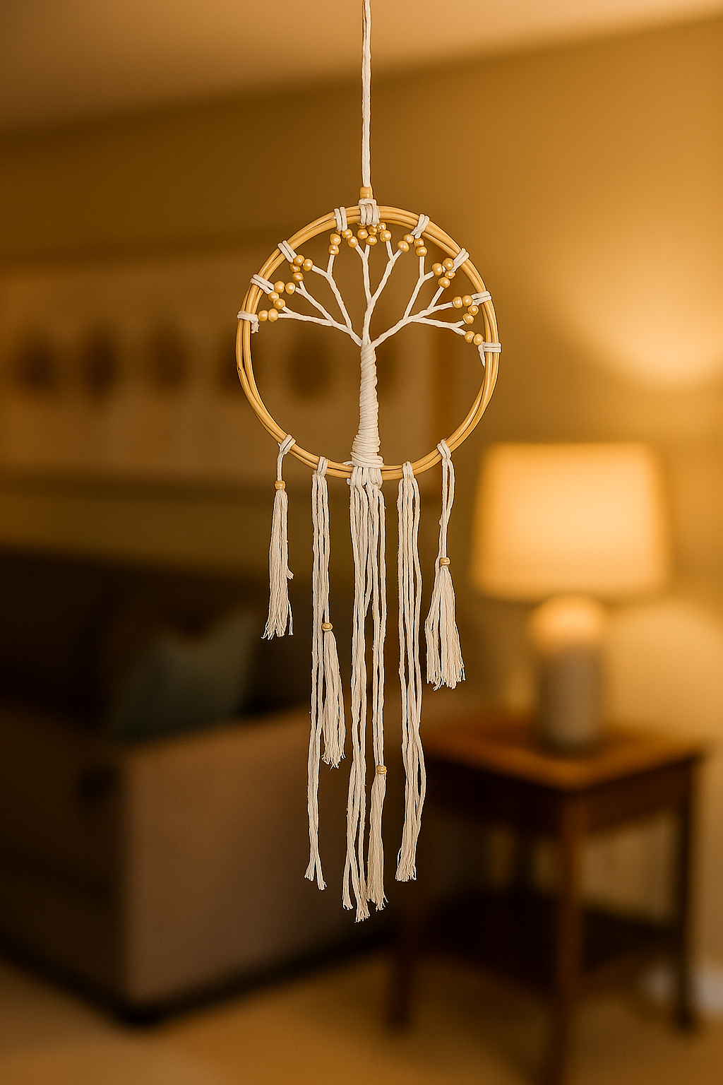 Atrapasueños Árbol Bambú 27CM