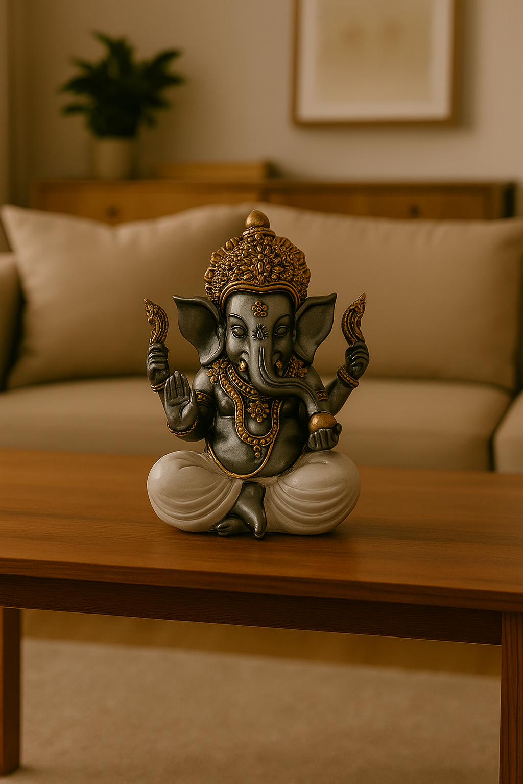 Ganesha Ocre Pequeña