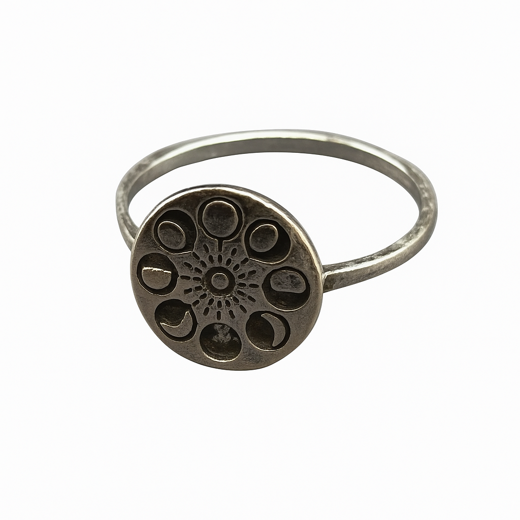Anillo Chapa Fases Lunares