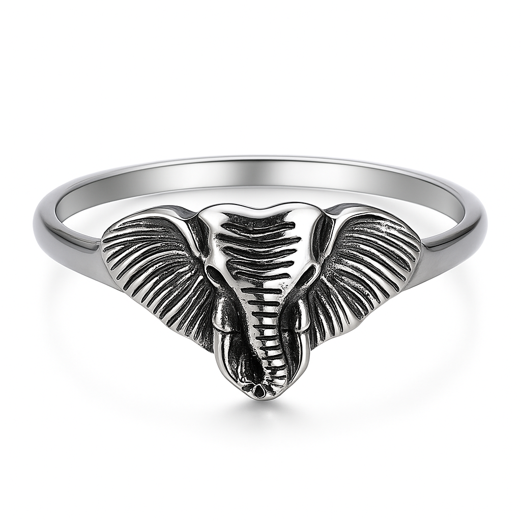Anillo cabeza de Elefante