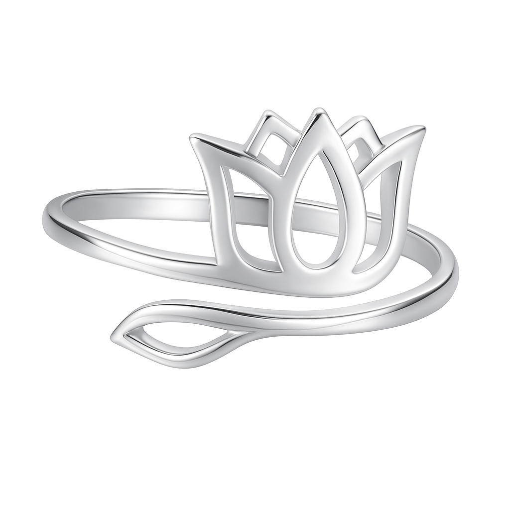 Anillo Flor de Loto Hoja
