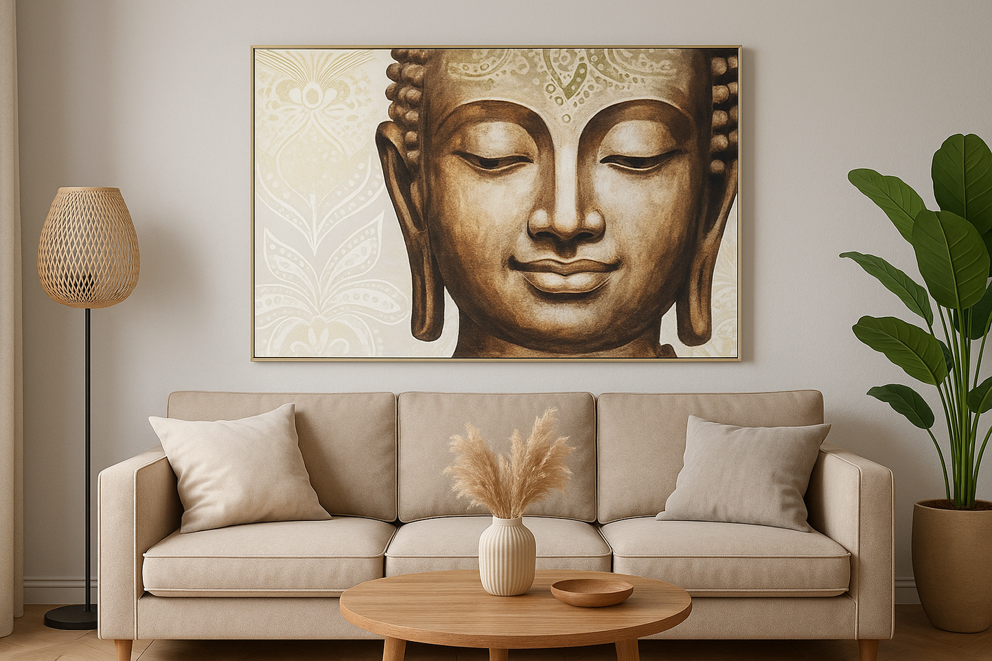 Cuadro Buda Sepia
