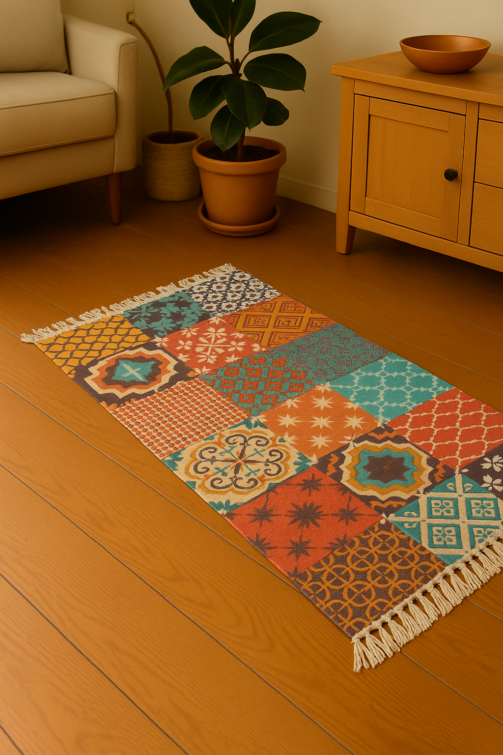 Alfombra Algodón Pachtwork