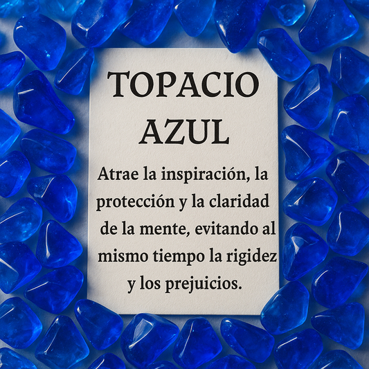 Pulsera Topacio Azul