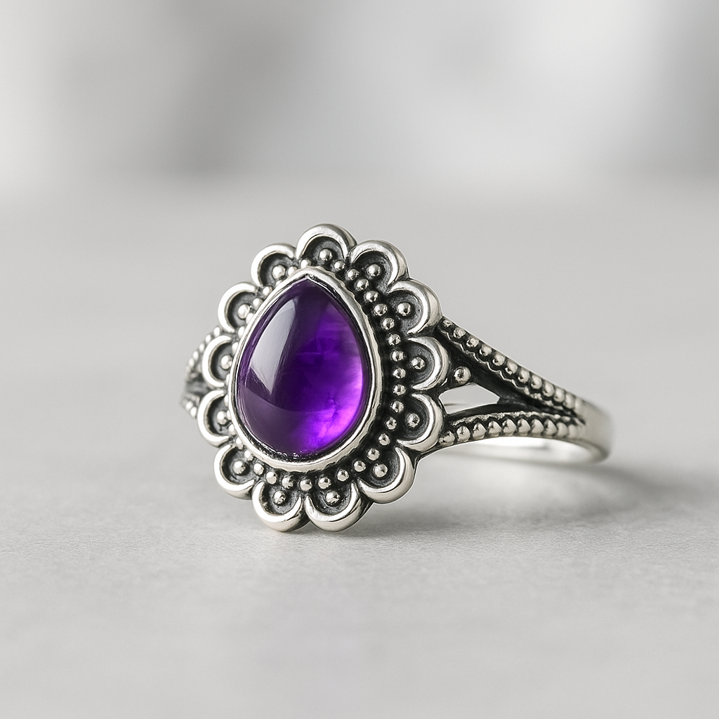 Anillo Pune Amatista