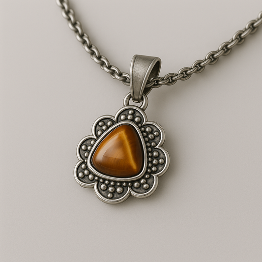 Colgante Vadodara Ojo de Tigre