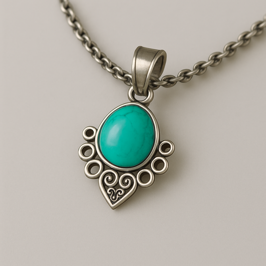 Colgante Pimpri Turquesa