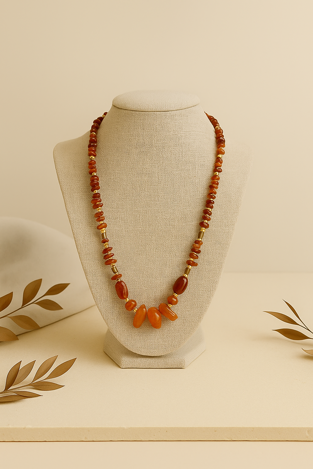 Collar India Resina Mineral ✨