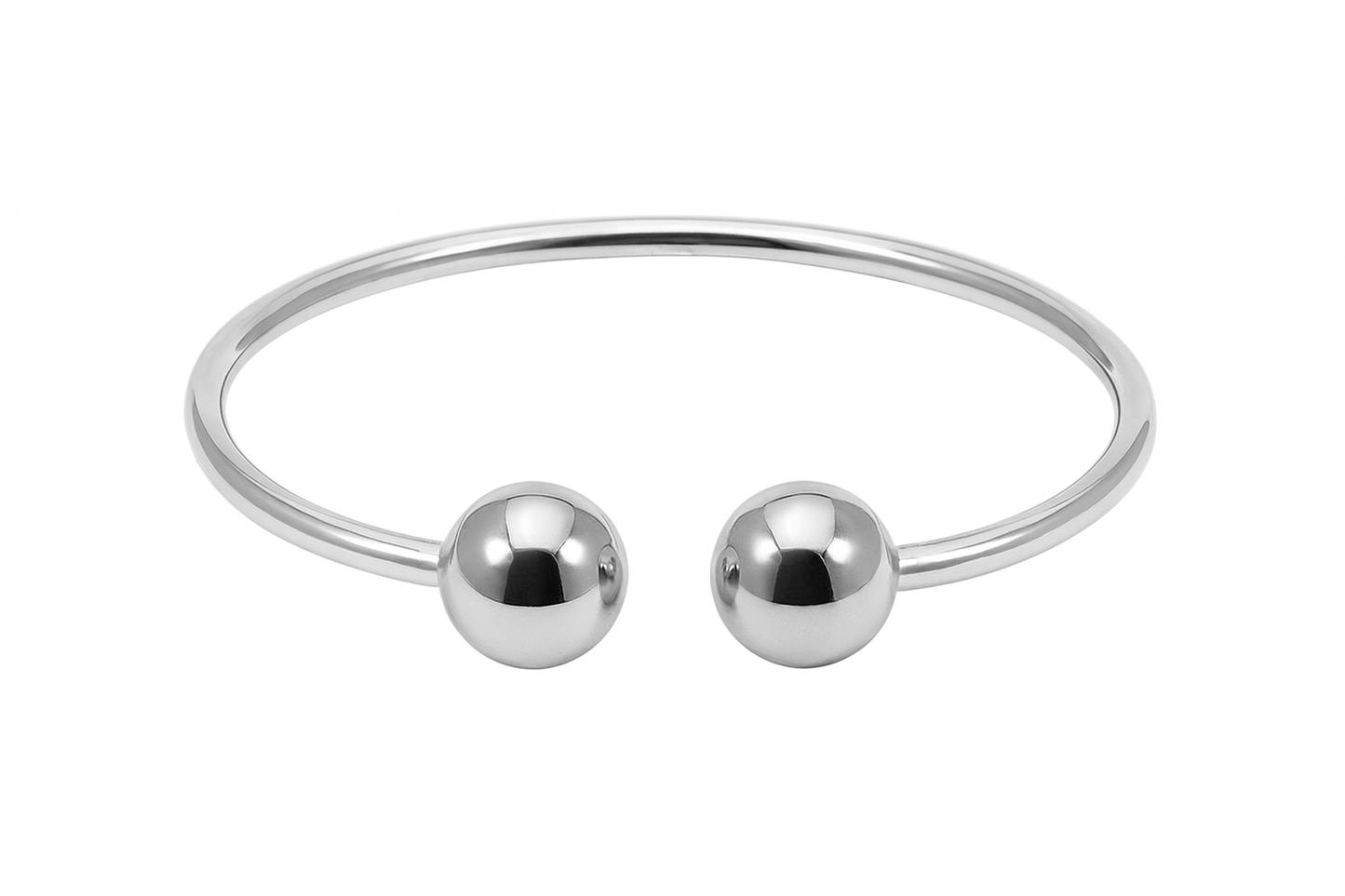 Pulsera Rígida 2 Bolas 12MM