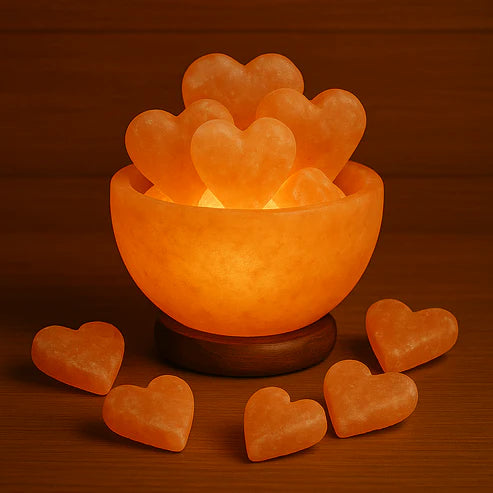 Lámpara de Sal Corazones