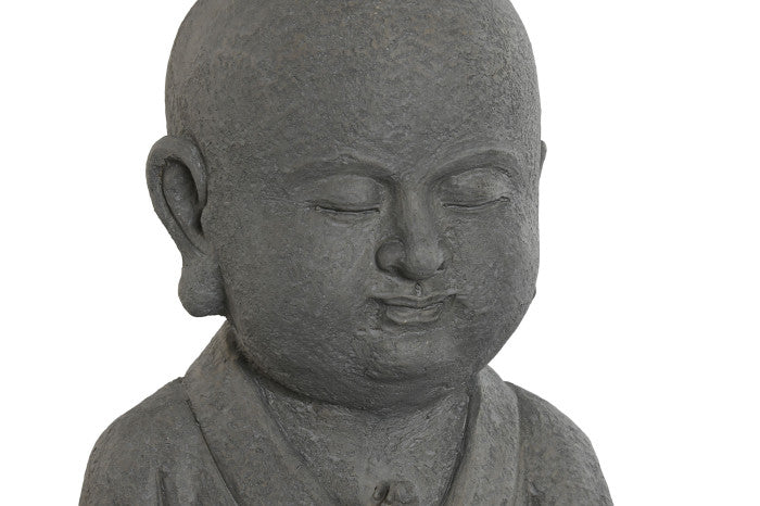 Buda Monje Gris Sombrero