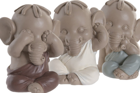 Ganeshas Set X3 Pelo Liso