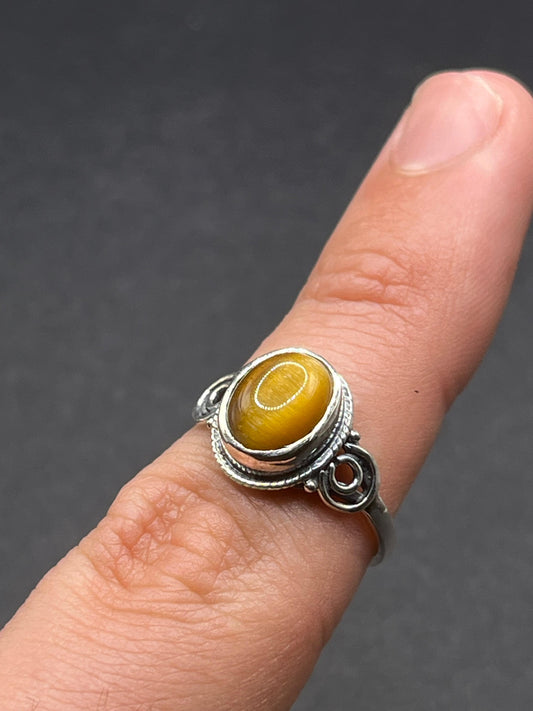 Anillo Chennai Ojo de Tigre