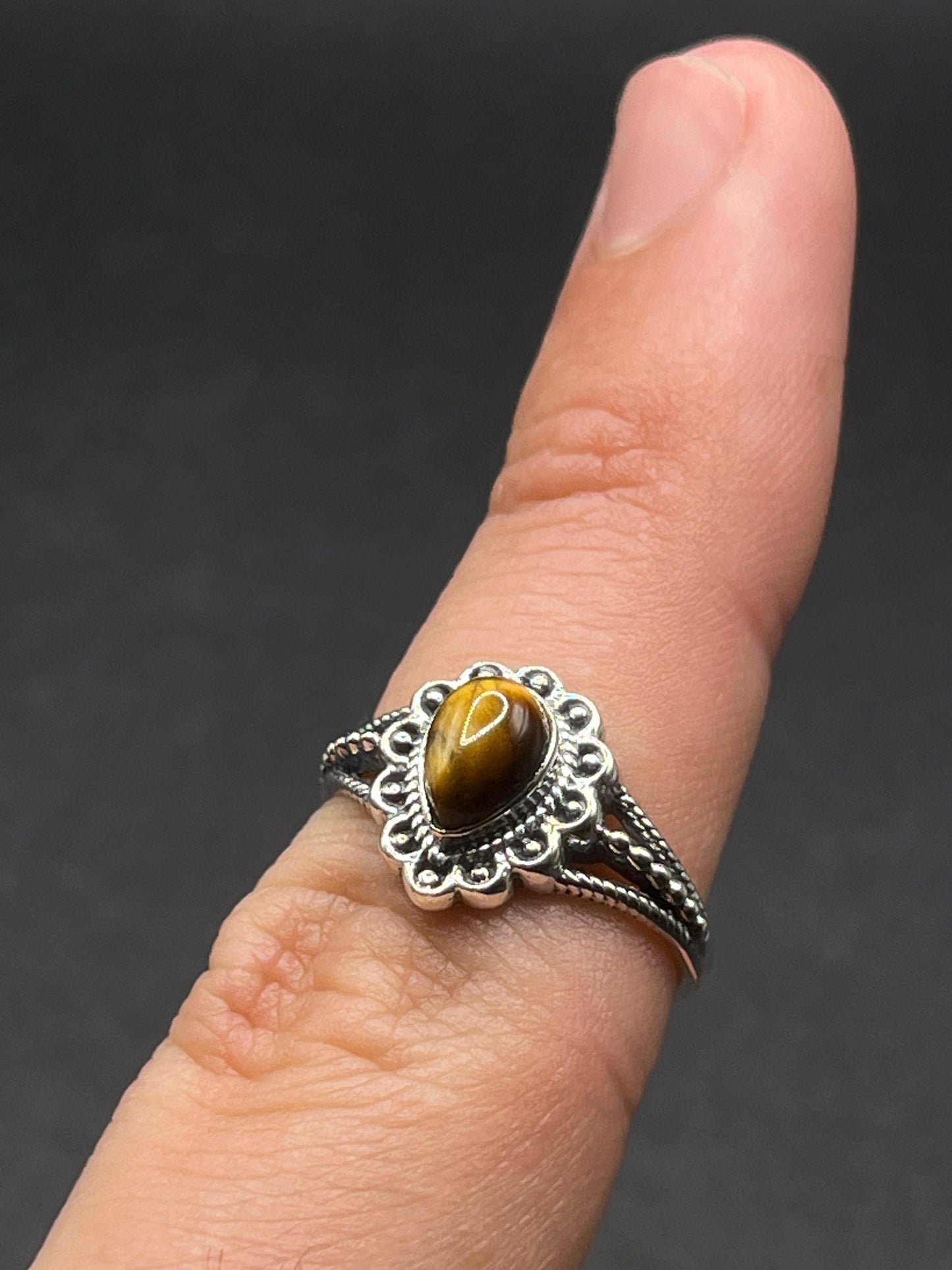 Anillo Pune Ojo de Tigre