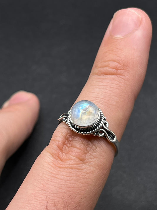 Anillo Jaipur Piedra Luna