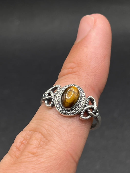 Anillo Bangalore Ojo de Tigre