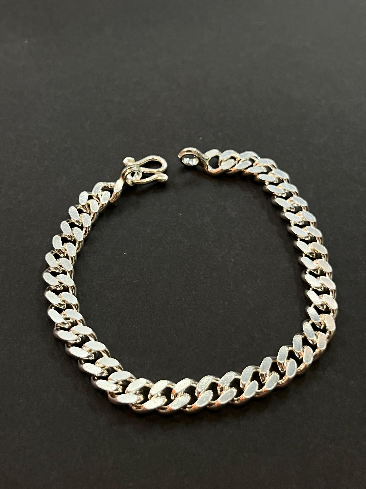 Pulsera Eslabones Plata 7MM