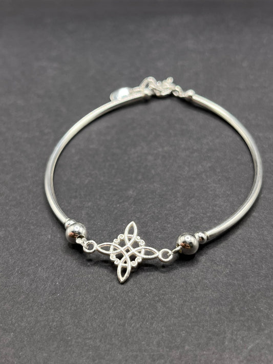 Pulsera Semirrída Lisa Nudos