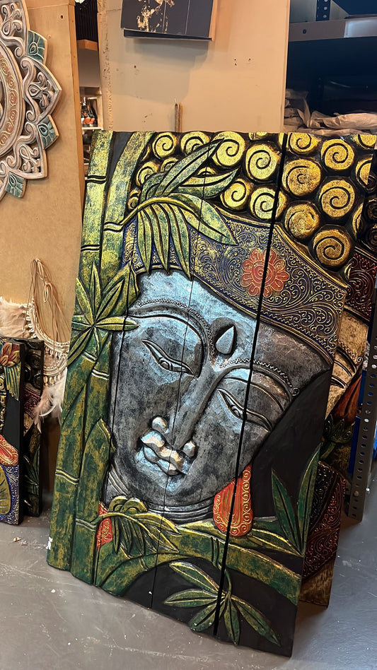 Tabla Madera Buda 100X80CM