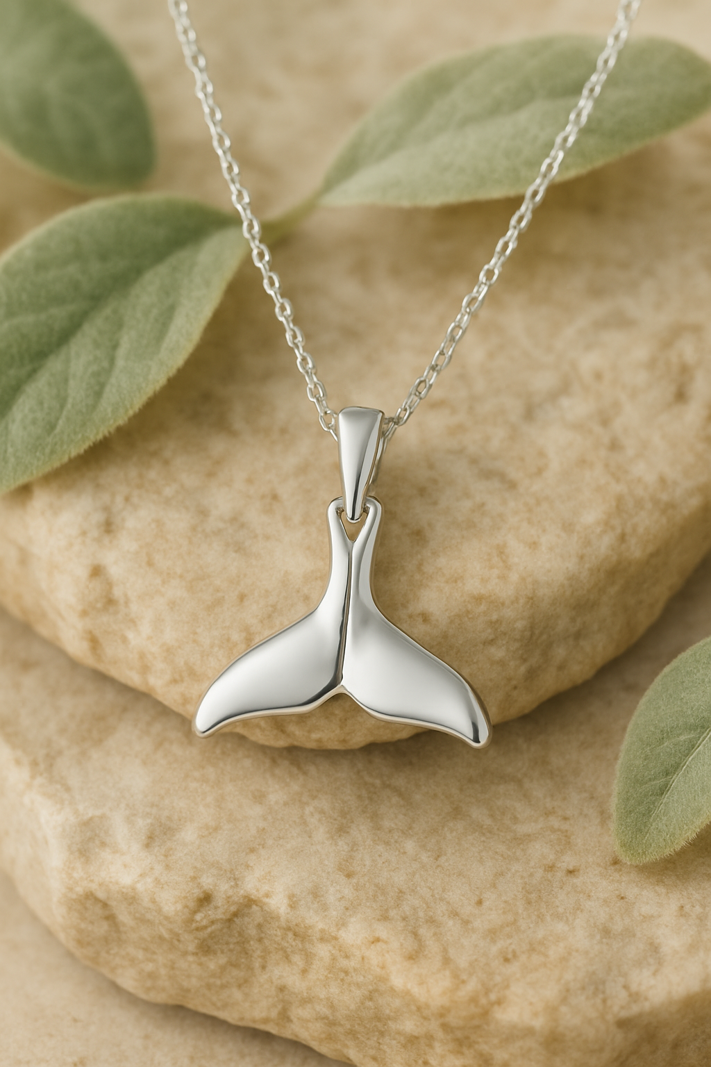 Colgante Cola de Ballena: Tesoros del Mar