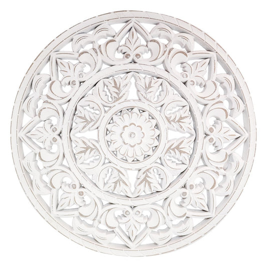Mandala Labrado Blanco 45CM
