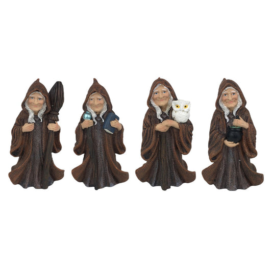 Set X4 Mini-Brujas 9CM