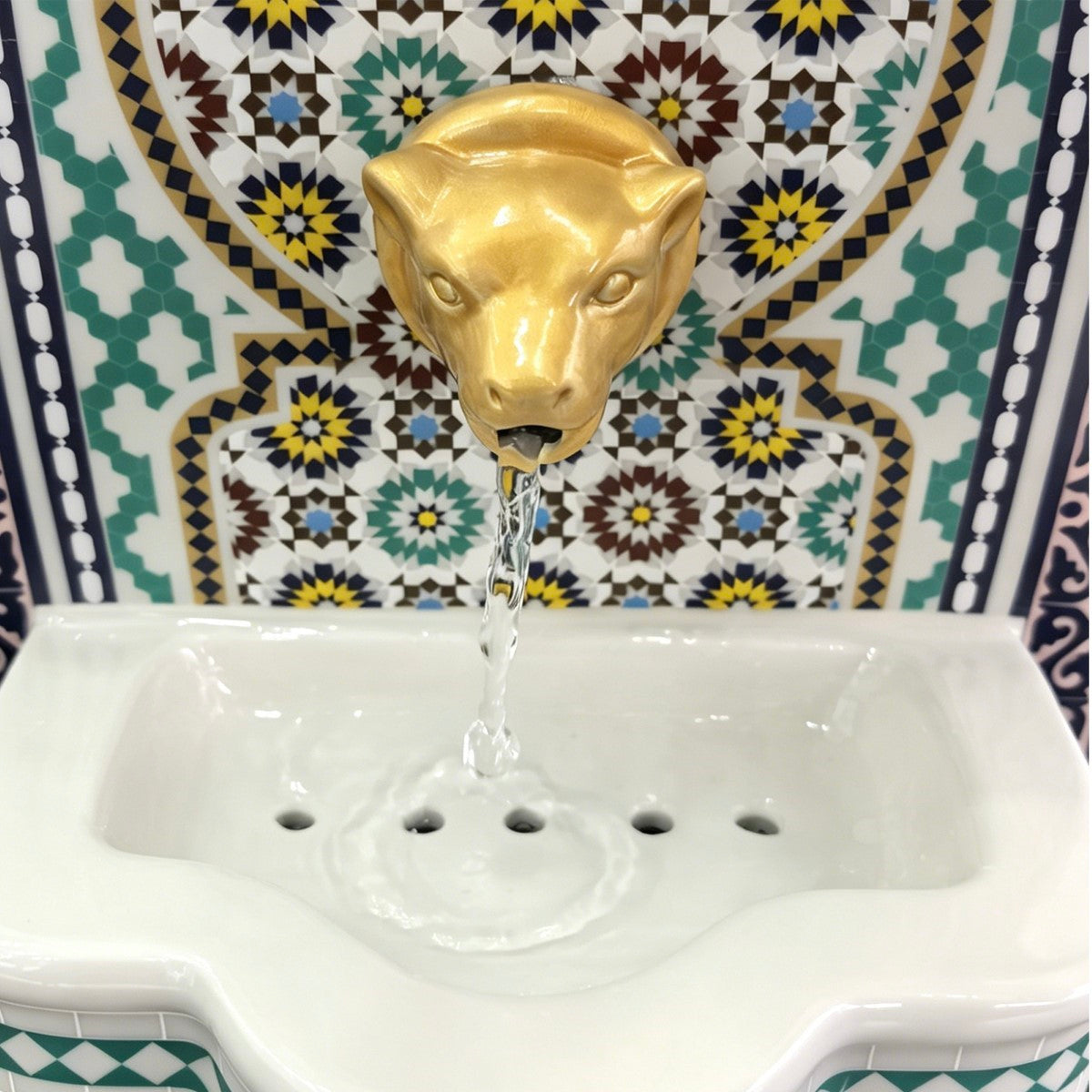 Fuente Turquesa Mosaico 30CM