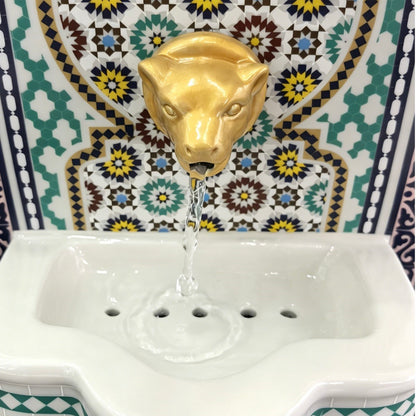 Fuente Turquesa Mosaico 30CM