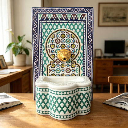 Fuente Turquesa Mosaico 30CM