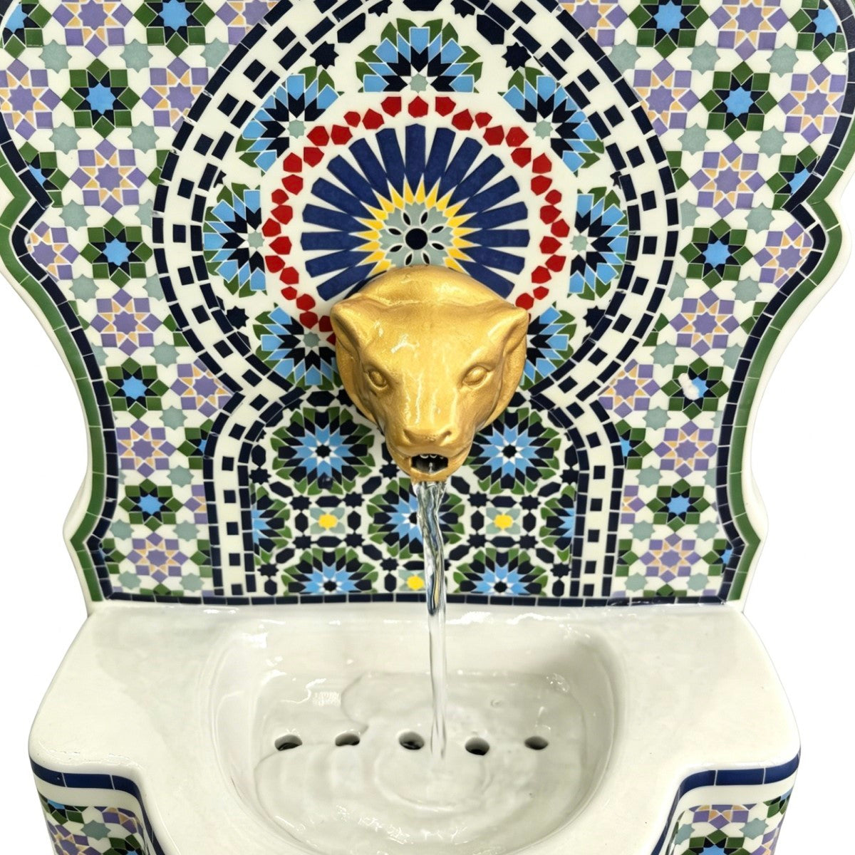 Fuente Verde Mosaico 30CM