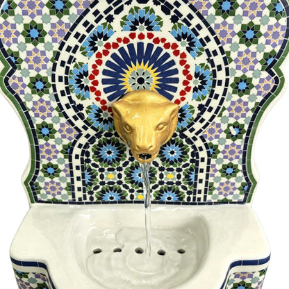 Fuente Verde Mosaico 30CM