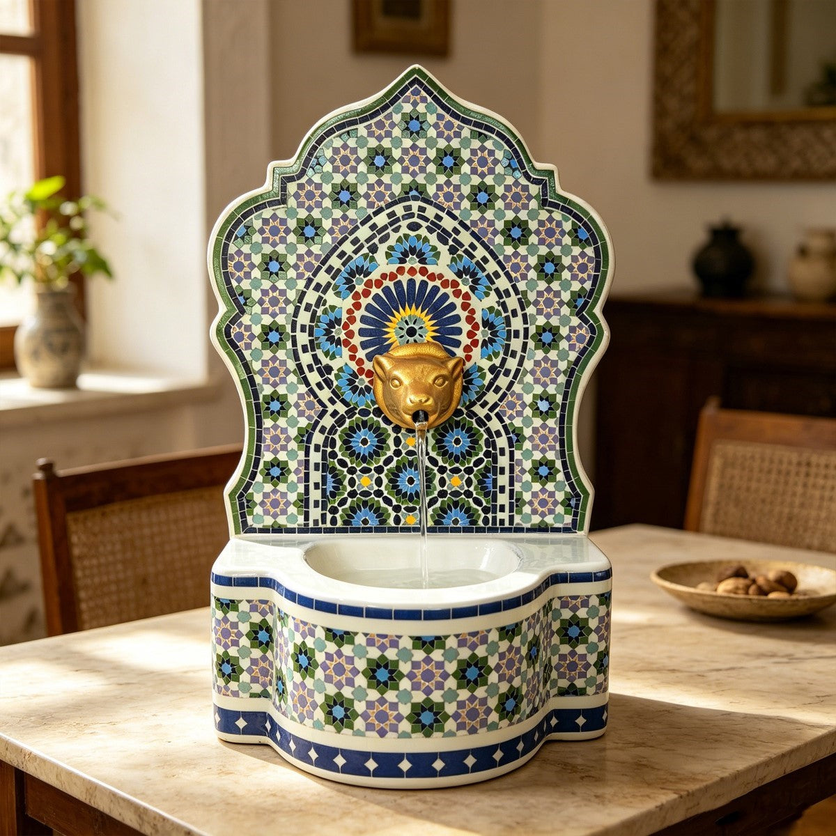 Fuente Verde Mosaico 30CM