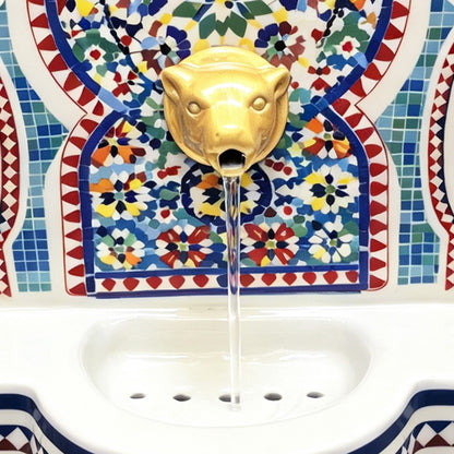 Fuente Multicolor Mosaico
