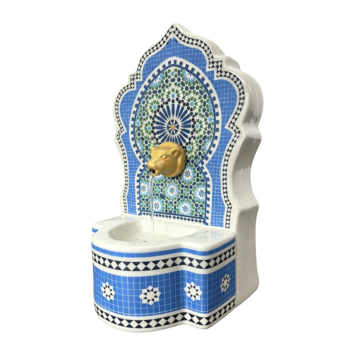 Fuente Azul Claro Mosaico 30CM