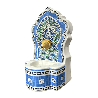 Fuente Azul Claro Mosaico 30CM