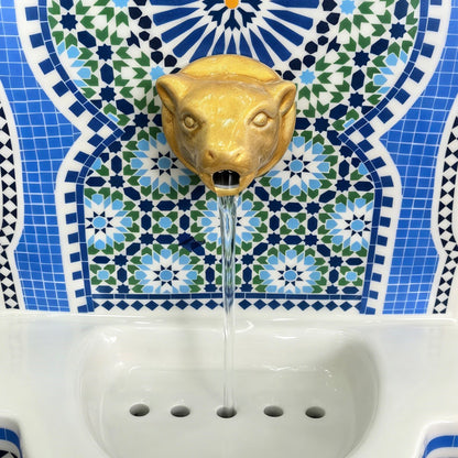 Fuente Azul Claro Mosaico 30CM