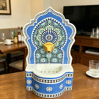Fuente Azul Claro Mosaico 30CM